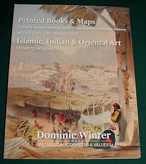Travel & Natural History. Maps, Prints and Sporting Art. Early Printed Books. Military History. W...