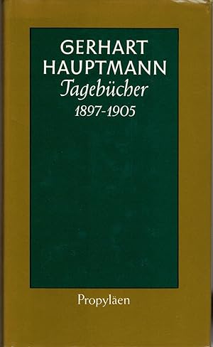 Bild des Verkufers fr Tageb?cher 1897 bis 1905 zum Verkauf von Antiquariat Hans Wger