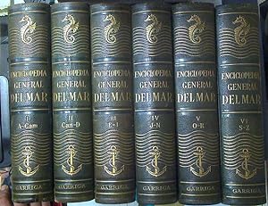 Imagen del vendedor de Enciclopedia General del Mar (6 Tomos) a la venta por Almacen de los Libros Olvidados