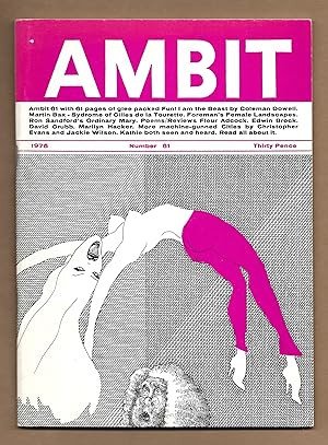 Image du vendeur pour Ambit No.61 mis en vente par The Bookshop at Beech Cottage