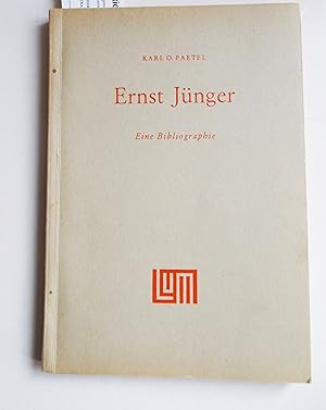 Seller image for Ernst Jnger (Eine Bibliographie) for sale by Antiquariat Zinnober