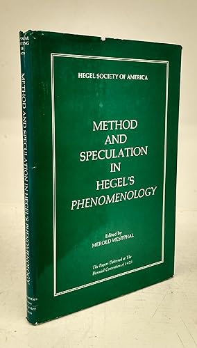 Bild des Verkufers fr Method and Speculation in Hegel's Phenomenology zum Verkauf von Attic Books (ABAC, ILAB)