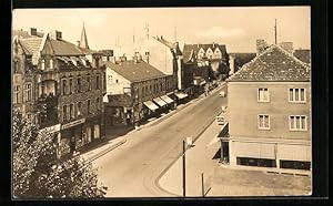 Bild des Verkufers fr Ansichtskarte Weisswasser i. Oberlausitz, Blick in die Muskauer Strasse zum Verkauf von Bartko-Reher