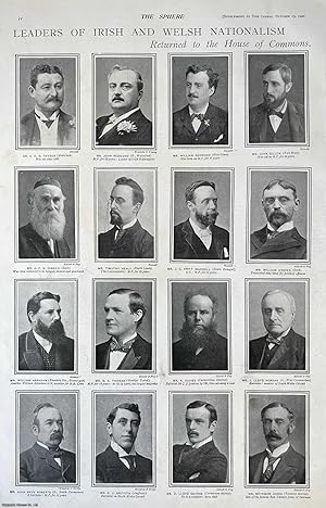 Leaders of Irish and Welsh Nationalism: Portraits of M.P.s Returned to the House of Commons. Sixt...