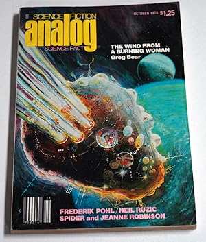 Imagen del vendedor de ANALOG Science Fiction/ Science Fact: October, Oct. 1978 ("The Wind from a Burning Woman"; "Stardance II") a la venta por Preferred Books