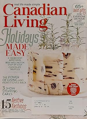 Seller image for Canadian Living Magazine, Vol.42, No.12, December 2017 for sale by Mister-Seekers Bookstore