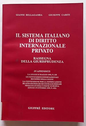 Il sistema italiano di diritto internazionale privato