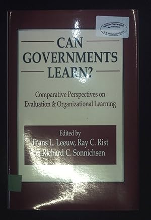 Imagen del vendedor de Can Governments Learn?: Comparative Perspectives on Evaluation & Organizational Learning. Comparative policy Analysis Series a la venta por books4less (Versandantiquariat Petra Gros GmbH & Co. KG)