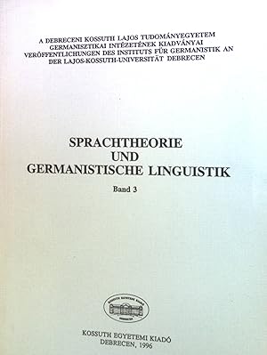 Seller image for ber die kausativ-inchoativen Alternationen im Deutschen -in : Sprachtheorie und germanistische Linguistik; Bd. 3. for sale by books4less (Versandantiquariat Petra Gros GmbH & Co. KG)
