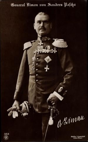 Ansichtskarte / Postkarte General Liman von Sanders Pascha, Portrait - Verlag: NPG 5654