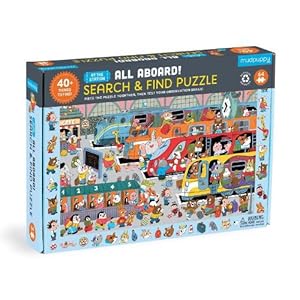 Imagen del vendedor de All Aboard! Train Station 64 Piece Search & Find Puzzle a la venta por CitiRetail