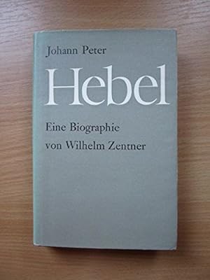 Bild des Verkufers fr Johann Peter Hebel. Eine Biographie. zum Verkauf von Gabis Bcherlager