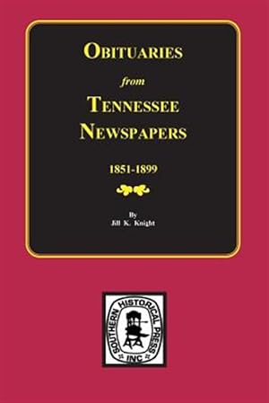 Seller image for Obituaries from Tennessee Newspapers for sale by GreatBookPrices