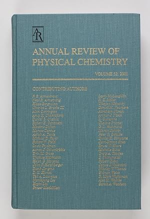 Bild des Verkufers fr Annual Review of Physical Chemistry Volume 52, 2001 zum Verkauf von Buchkanzlei