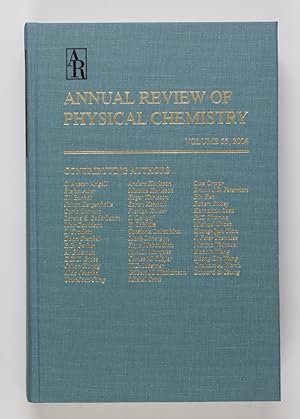 Bild des Verkufers fr Annual Review of Physical Chemistry Volume 55, 2004 zum Verkauf von Buchkanzlei