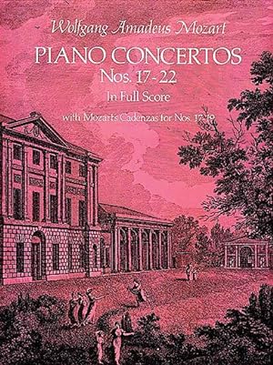 Bild des Verkufers fr Piano Concertos Nos. 17-22 in Full Score zum Verkauf von moluna