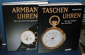 Bild des Verkufers fr 2 Titel: Taschenuhren. Armbanduhren Reinhard Meis: Taschenuhren. Von der Halsuhr zum Tourbillon. Helmut Kahlert/ Richard Mhe/ Gisbert L. Brunner: Armbanduhren. 100 Jahre Entwicklungsgeschichte. zum Verkauf von Eugen Kpper