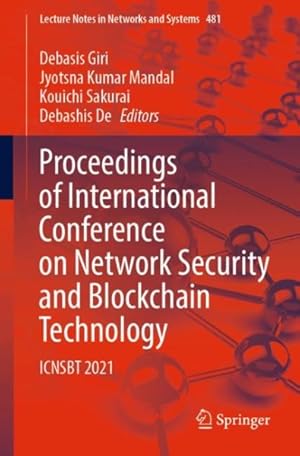 Immagine del venditore per Proceedings of International Conference on Network Security and Blockchain Technology : Icnsbt 2021 venduto da GreatBookPricesUK
