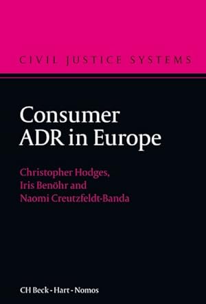 Seller image for Consumer ADR in Europe for sale by GreatBookPrices