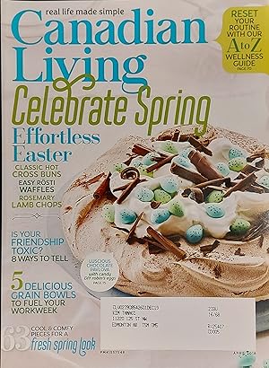 Seller image for Canadian Living Magazine, Vol.43, No.3, April 2018 for sale by Mister-Seekers Bookstore