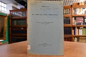 Imagen del vendedor de Sui limiti del mare territoriale. Estratto dalla "Rivista del diritto della navigazione", Anno III - Numero 3-4. a la venta por Gppinger Antiquariat