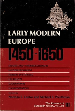 Imagen del vendedor de Early Modern Europe: 1450-1650 a la venta por UHR Books