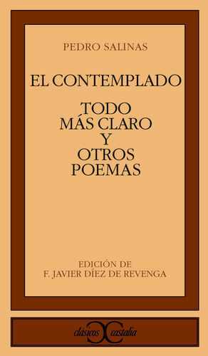 Imagen del vendedor de EL CONTEMPLADO. TODO LO MS CLARO Y OTROS POEMAS a la venta por Antrtica