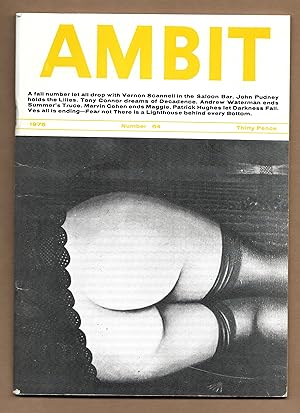 Image du vendeur pour Ambit No.64 mis en vente par The Bookshop at Beech Cottage