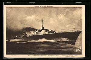 Carte postale Le Contre-Torpilleur Triomphant, Marine de Guerre Francaise