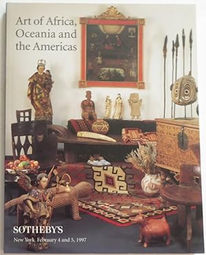 Seller image for Art of Africa, Oceania and the Americas February 4 and 5, 1997 for sale by Jeff Irwin Books