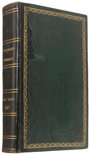 CALENDARIO GENERALE DEL REGNO PEL 1857 con Appendice di Notizie Storico-Statistiche. Compilato pe...