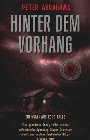 Imagen del vendedor de Hinter dem Vorhang : ein Krimi aus Echo Falls. Peter Abrahams. Dt. von Andr Mumot a la venta por Schrmann und Kiewning GbR