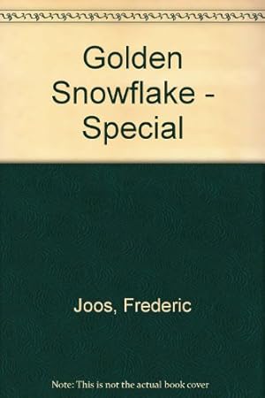 Bild des Verkufers fr Golden Snowflake - Special zum Verkauf von WeBuyBooks