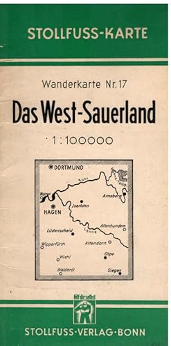 Das West-Sauerland (Stollfuß-Wanderkarte Nr.17)