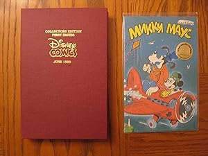 Collector's Edition First Issues Disney Comics June 1990 [Hardcover Maroon Clam Shell Case Housin...