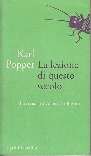 La lezione di questo secolo. Intervista di Giancarlo Bosetti