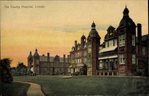 Seller image for Ansichtskarte / Postkarte Lincoln Lincolnshire England, The County Hospital for sale by akpool GmbH