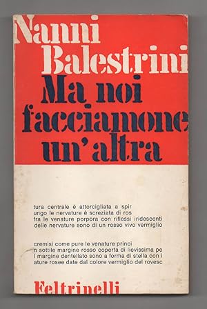 Ma noi facciamone unaltra. Poesie 1964 - 1968