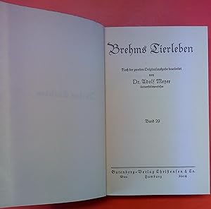 Immagine del venditore per Brehms Tierleben Band 29 / 30: Die Insekten, Tausendfler und Spinnen - Band 5: Zweiflgler - Netzflgler - Geradflgler / Band 6: Schnabelkerfe - Tausendfler - Spinnentiere venduto da biblion2