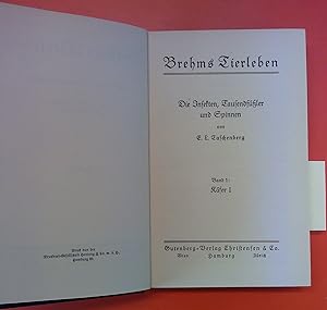 Immagine del venditore per Brehms Tierleben Band 25 & Band 26: Die Insekten, Tausendfler und Spinnen. Band 1 venduto da biblion2