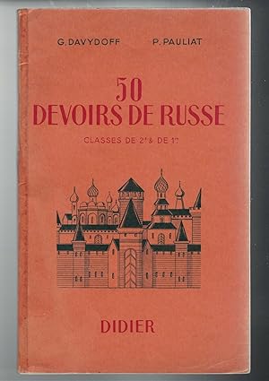 Immagine del venditore per 50 DEVOIRS DE RUSSE. CLASSE DE 2e ET DE 1ere. venduto da MaxiBooks