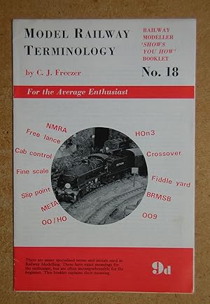 Seller image for Model Railway Terminology. for sale by N. G. Lawrie Books