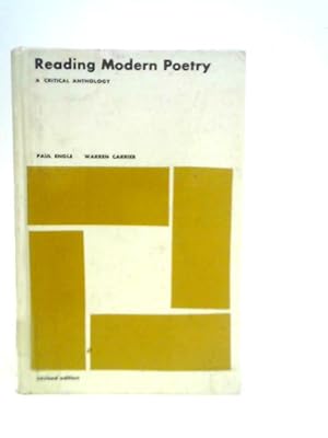 Bild des Verkufers fr Reading Modern Poetry zum Verkauf von World of Rare Books