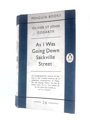 Imagen del vendedor de As I Was Going Down Sackville Street a la venta por World of Rare Books