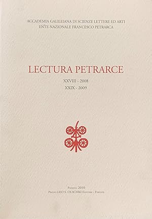 LECTURA PETRARCE XXVIII-2008 XXIX-2009