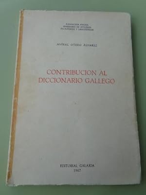 Contribución al diccionario gallego (1967)