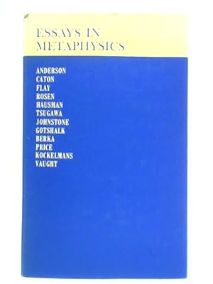 Image du vendeur pour Essays in Metaphysics mis en vente par World of Rare Books