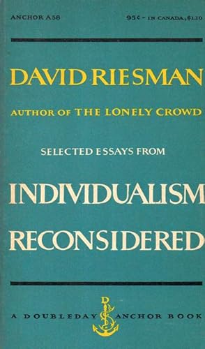 Selected Essays from individualism reconsidered