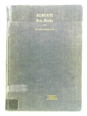 Seller image for Ten Books on Architecture for sale by World of Rare Books
