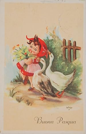 Cartolina Postale Buona Pasqua